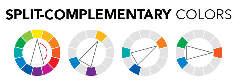 split complementary colors