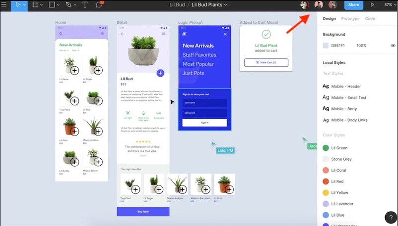 Figma là gì? Những ưu điểm của Figma 6 nhieu layout figma