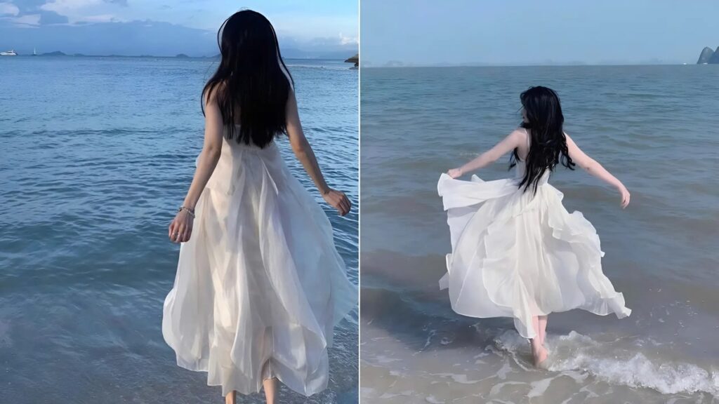 Phái nữ lưu ngay 5 góc chụp ảnh mùa hè cùng với biển cực đẹp 3 tao dang chup anh bien 3