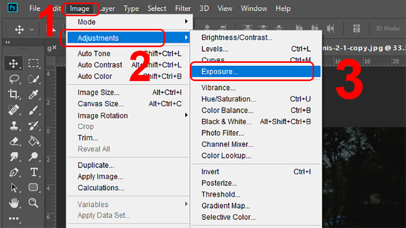 video cach xu ly anh thieu sang trong photoshop ho bien 3