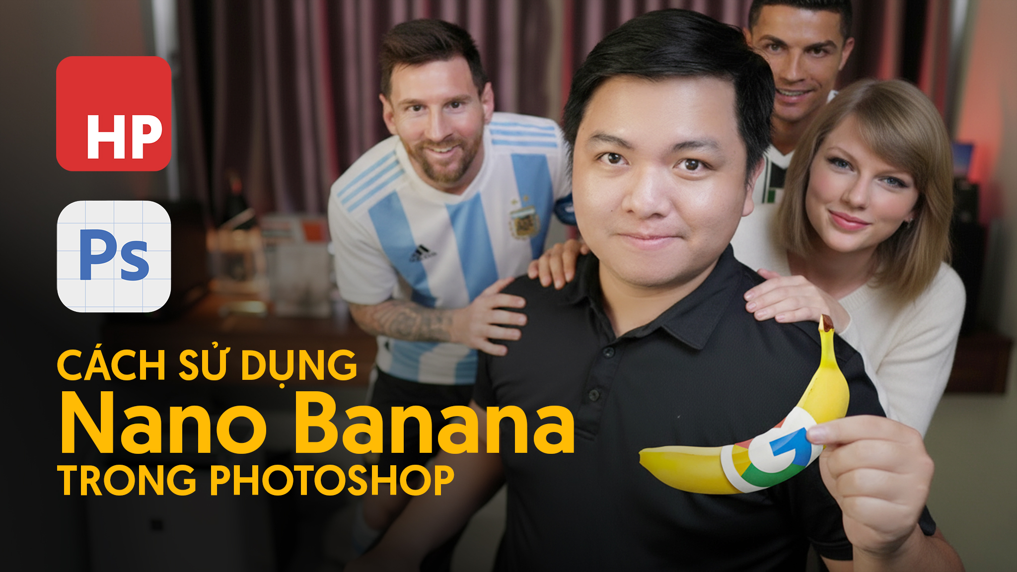 cach su dung nano banana AI trong Photoshop