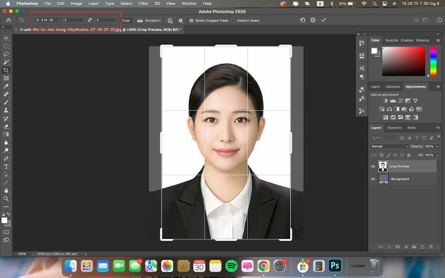 60s học ngay cách chỉnh màu môi ảnh thẻ bằng Photoshop 2 image 71