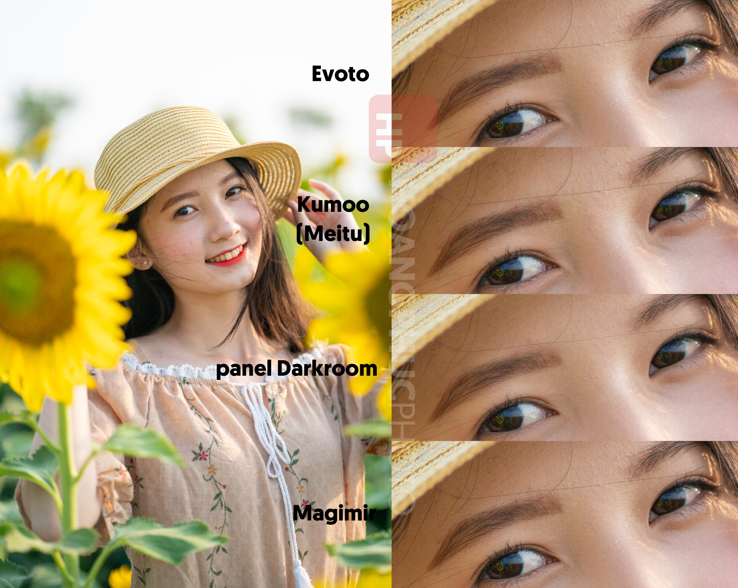 So sánh 4 phần mềm AI Retouch tốt nhất hiện tại: Evoto, Kumoo Meitu Yunxiu, Magimir và Panel Darkroom 8 so sanh 3 scaled