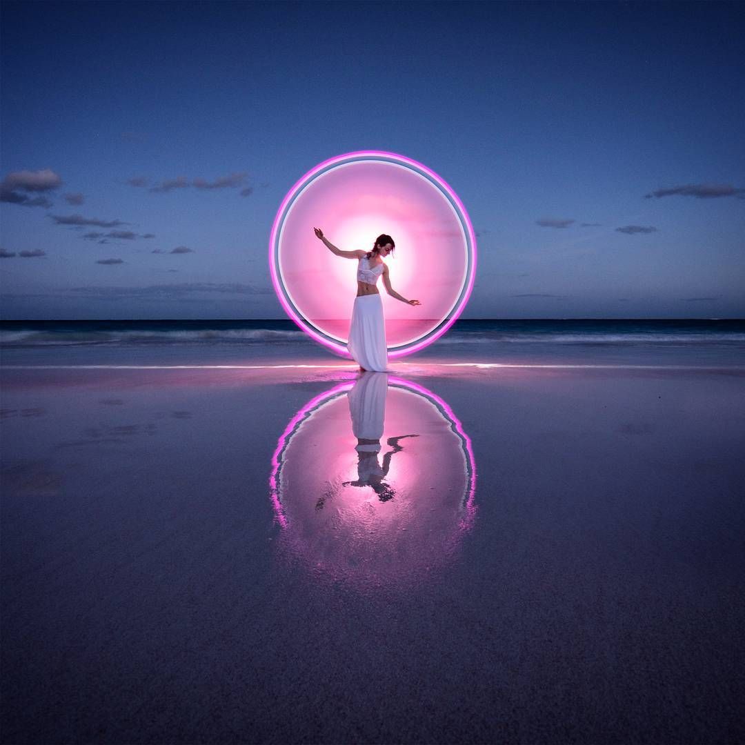 anh light painting sihoulette