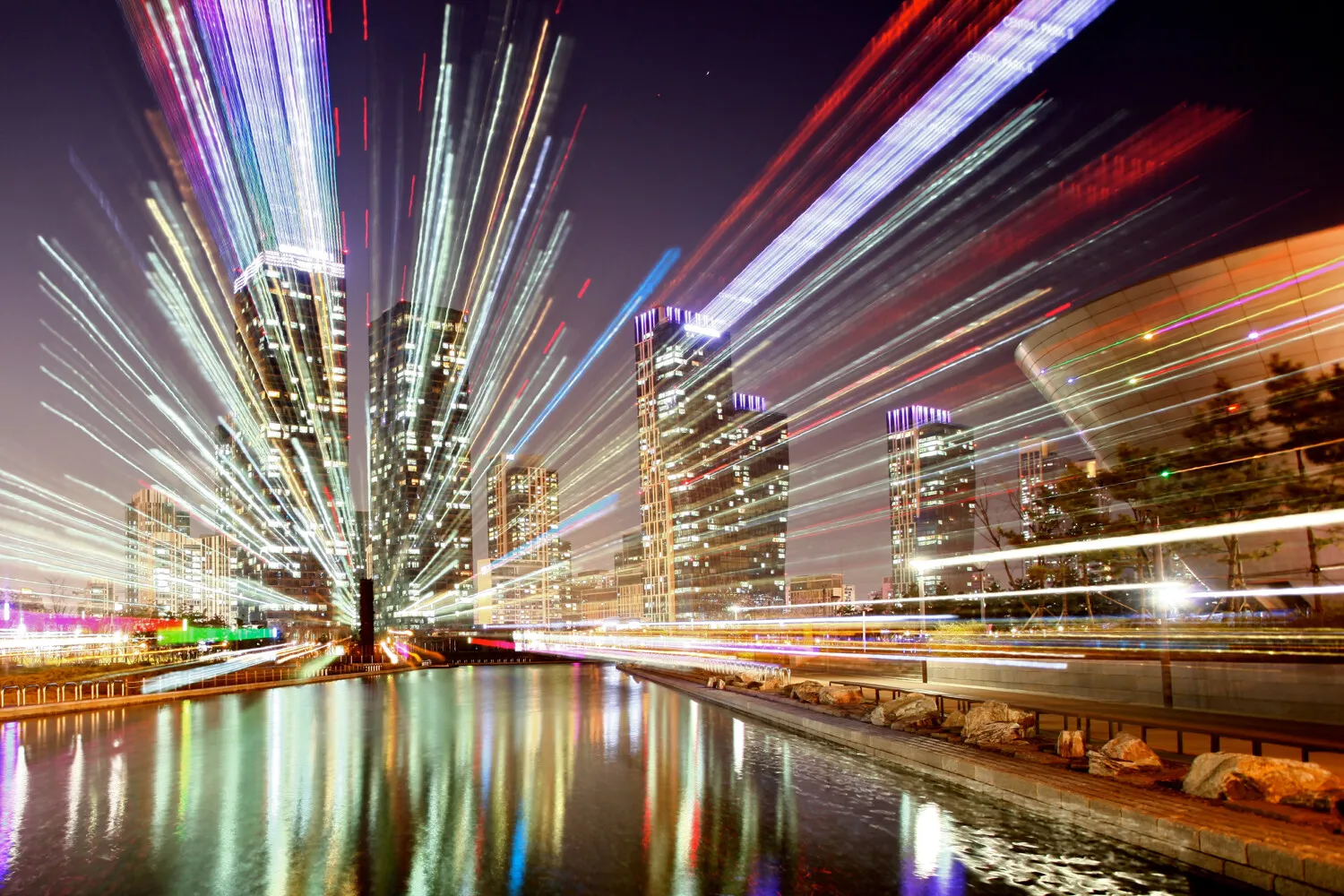 anh light painting trails