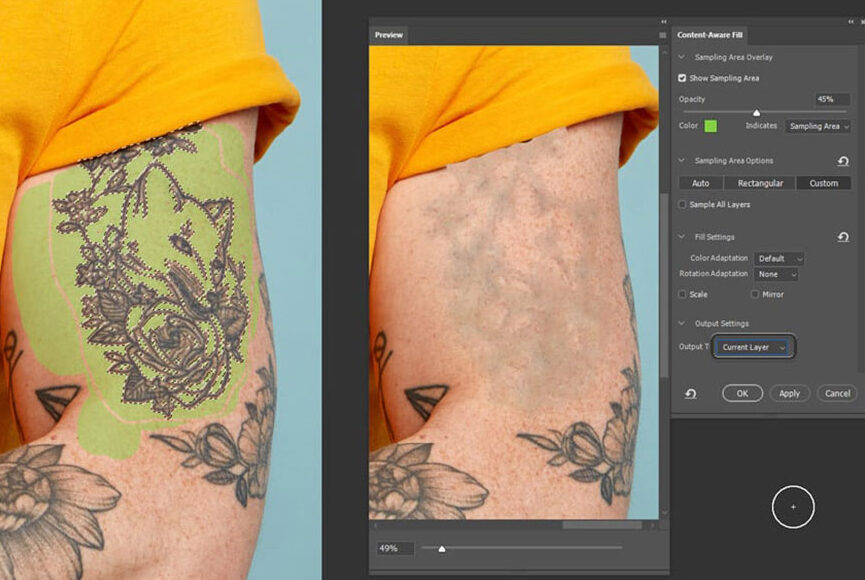 xoa hinh xam trong photoshop 11 e1772552561884