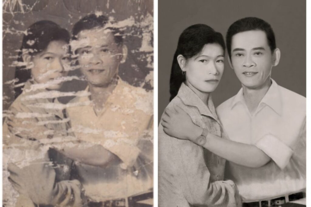 AI phục hồi ảnh cũ