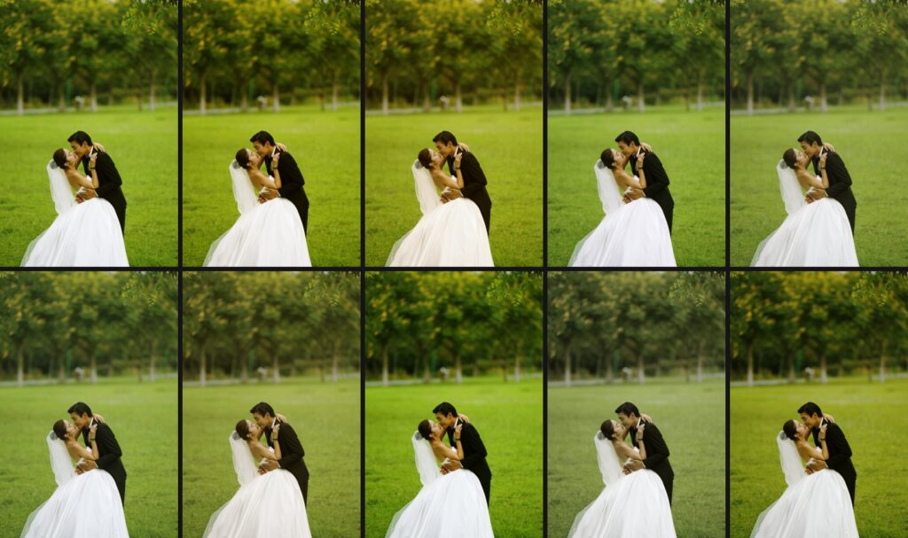Một ảnh cưới qua 10 bộ màu HoangPhucPhoto trong Fotoreto